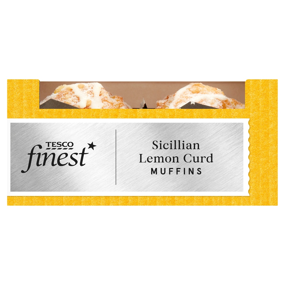 Tesco Finest Sicilian Lemon Curd Muffins 2 Pack
