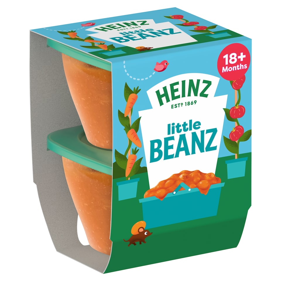 image 1 of Heinz Little Beanz 18m+ 2 x 100g