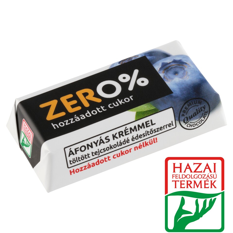 Szerencsi áfonyás krémmel töltött tejcsokoládé édesítőszerrel 21 g