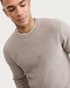image 2 of F&F Knitted Ribbed Crew Neck Jumper in Neutral