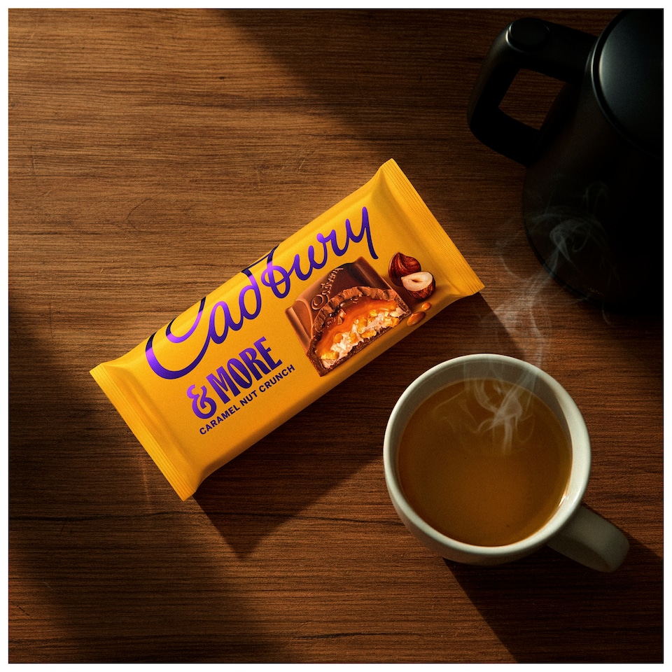 image 1 of Cadbury Dairy Milk &More Caramel Nut Crunch Chocolate Bar 200g