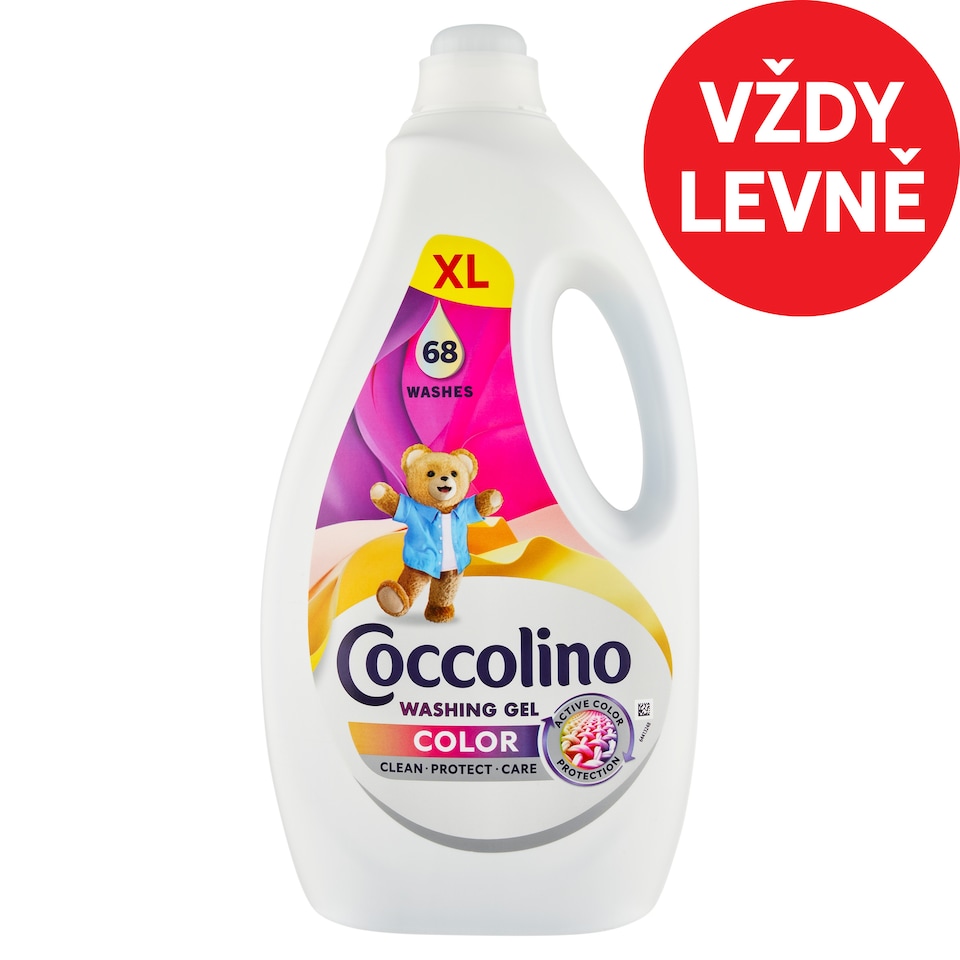 image 1 of Coccolino Color Washing Gel 68 Washes 2.72L