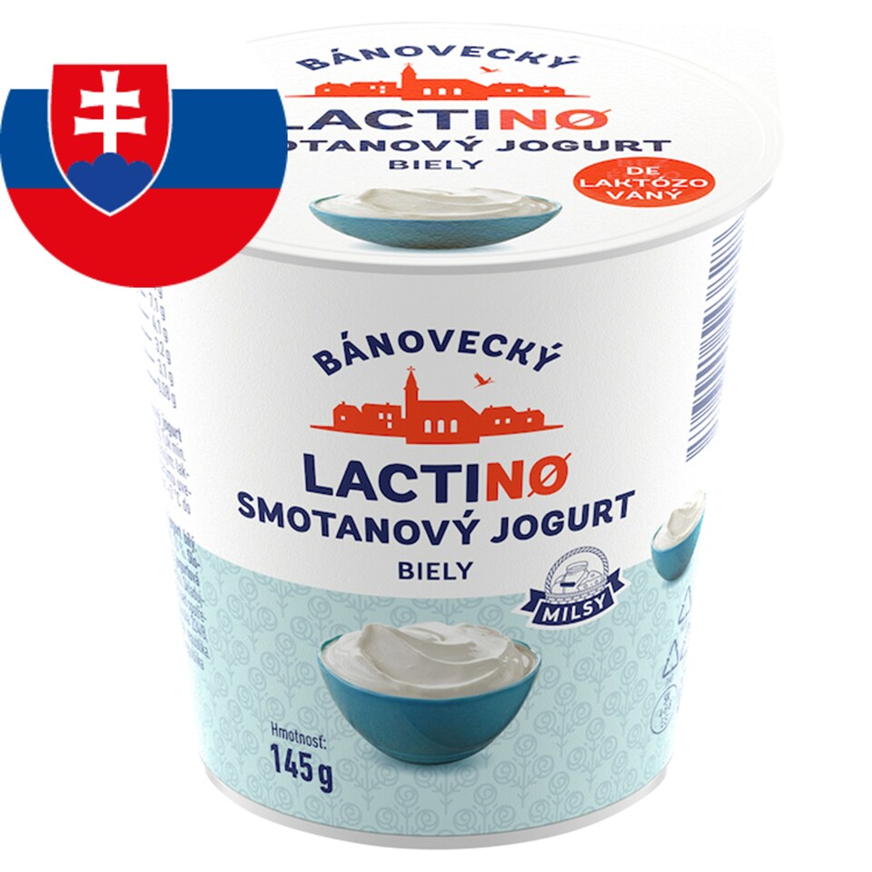 Milsy Lacti-NO Bánovecký Creamy Yoghurt White 145 g