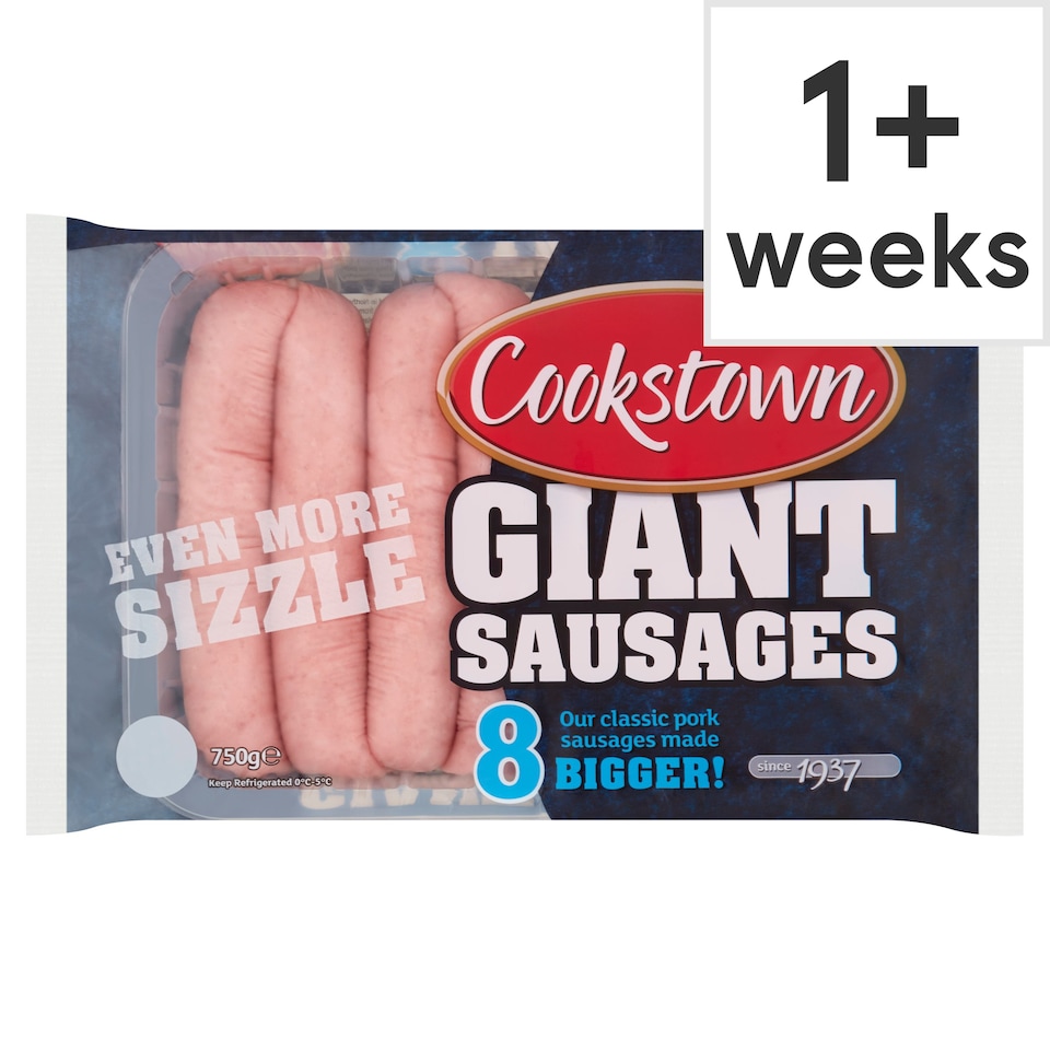 Cookstown Giant Pork Sausages 750G