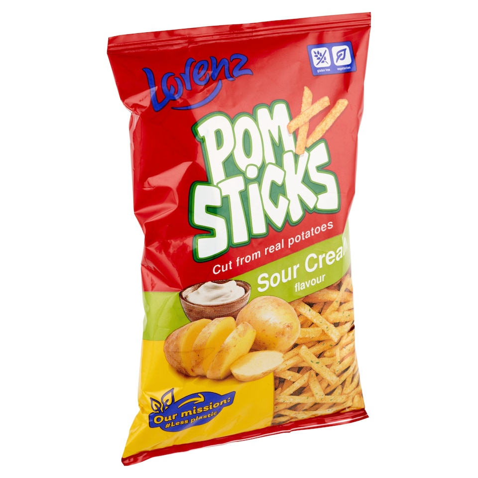 Lorenz PomSticks burgonya pálcikák tejfölös-hagymás ízesítéssel 85 g