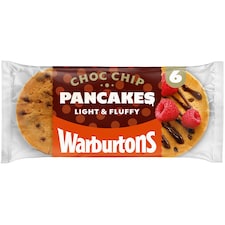 Warburtons 6 Choc Chip Pancakes