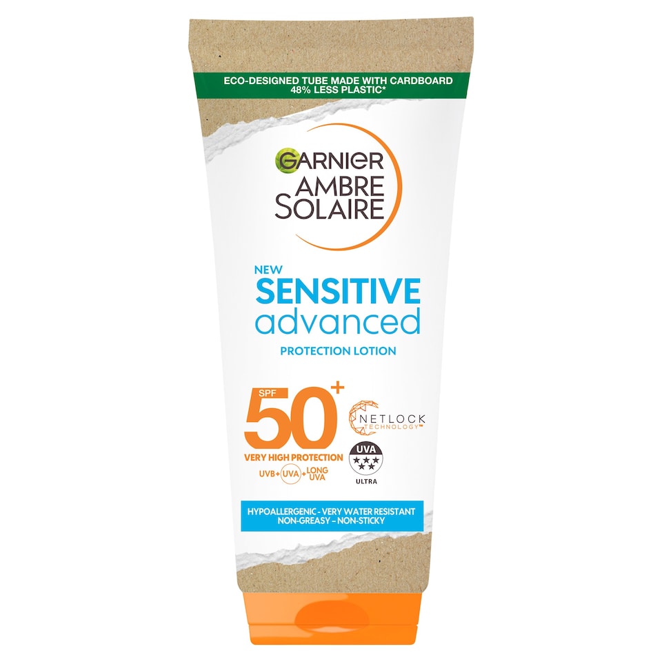 image 1 of Garnier Ambre Solaire Sensitive Advanced Protection Lotion Spf 50 200Ml