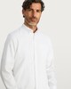 image 3 of F&F Pure Cotton Slim Fit Button Down Oxford Shirt in White