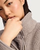 image 3 of F&F Textured Funnel Neck Zip Through Jacket in Natural