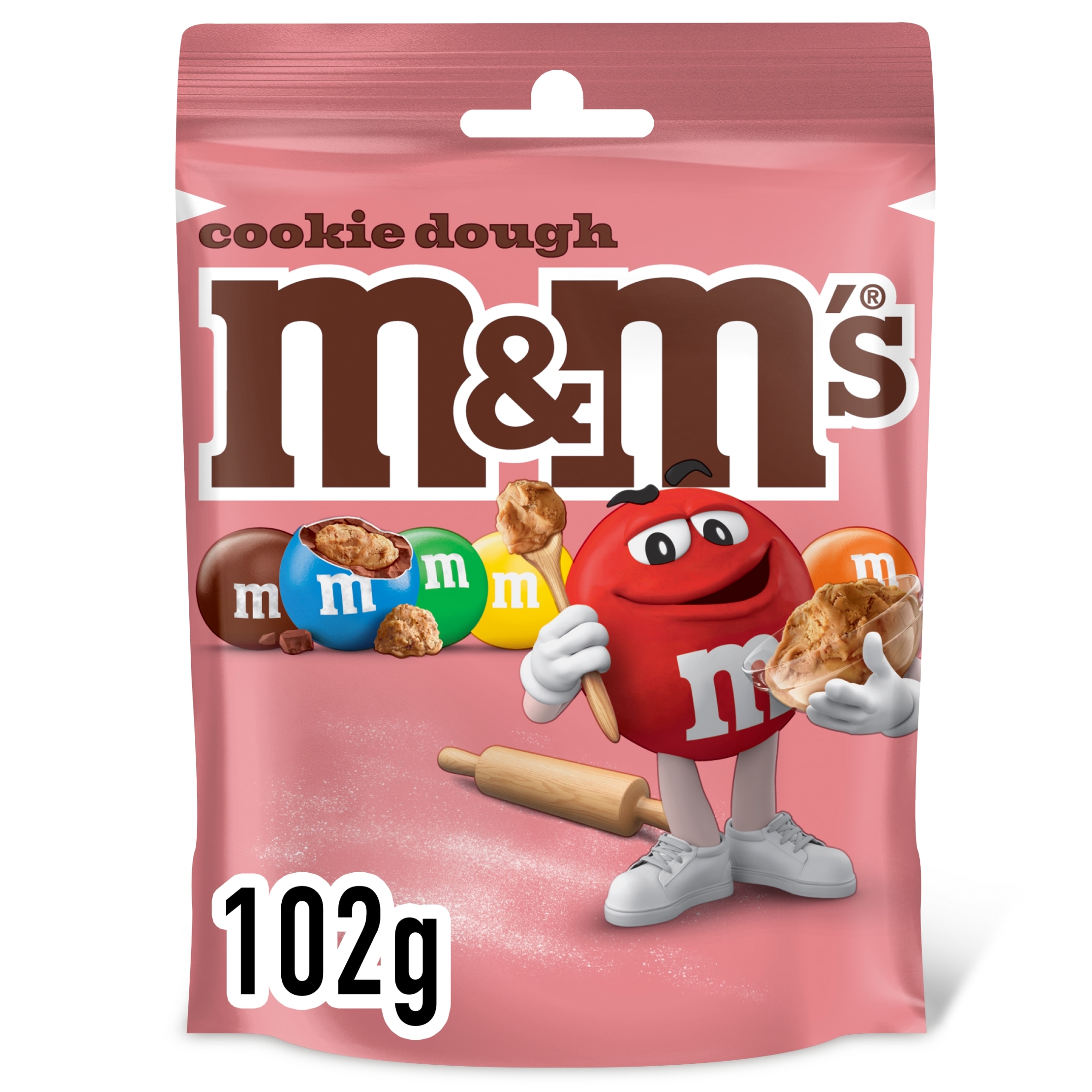 M&M'S Cookie Dough Milk Chocolate Pouch Bag 102g