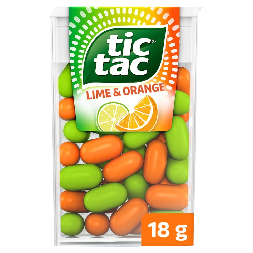 image 1 of Tic Tac Lime & Orange 18G