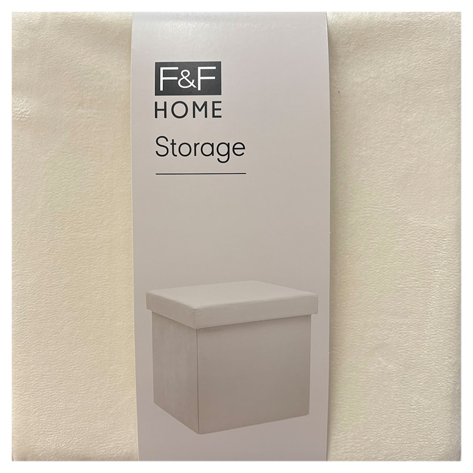 obrázok 1 z F&F Home Cream taburetka 38 x 38 x 38 cm