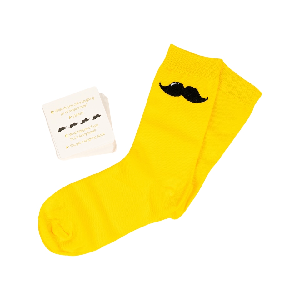 image 1 of Totally Dad Jokes and Socks Christmas Gift Set