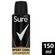 image 1 of Sure Men Sport Cool Antiperspirant Deodorant 150Ml