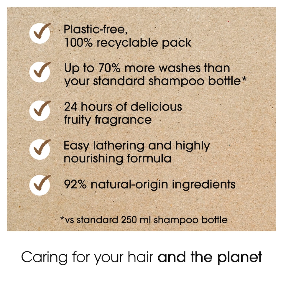 image 1 of Alberto Balsam Coconut & Lychee Shampoo Bar 75G