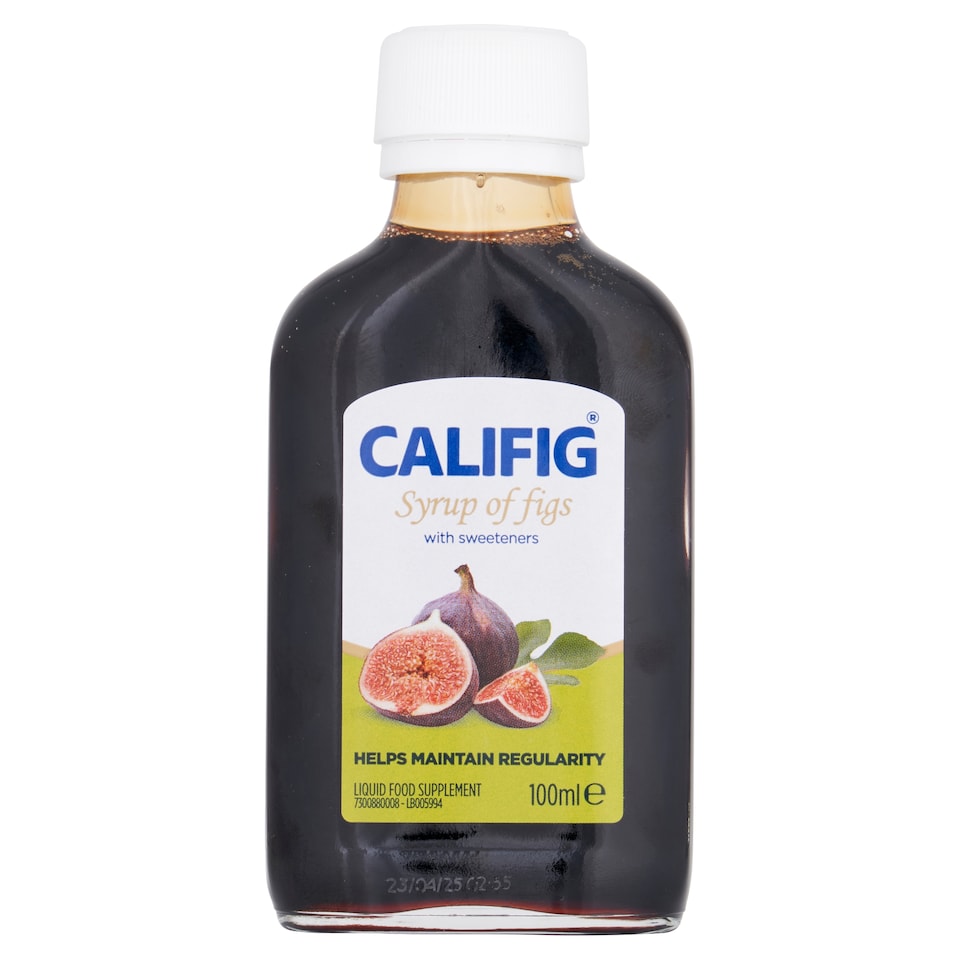 Califig Syrup of Figs - Liquid Food Supplement for Regularity 100ml