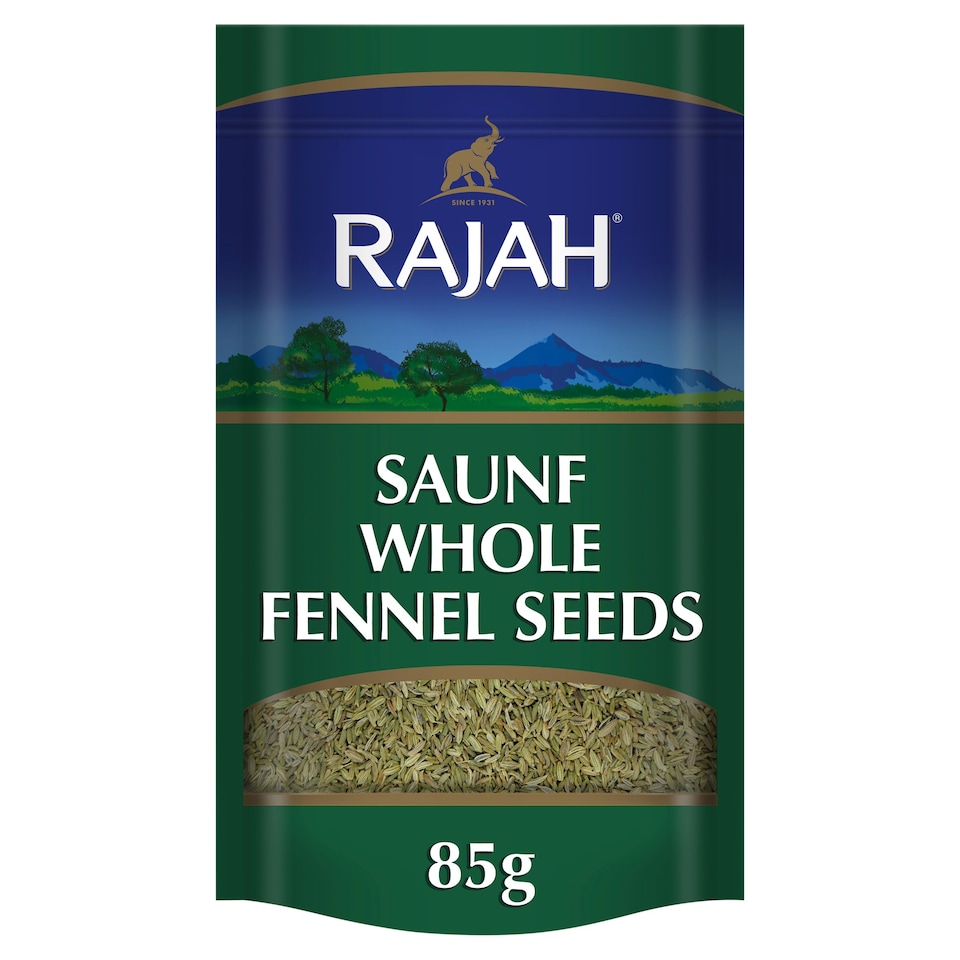 RAJAH WHOLE FENNEL SEEDS (SAUNF) 85G
