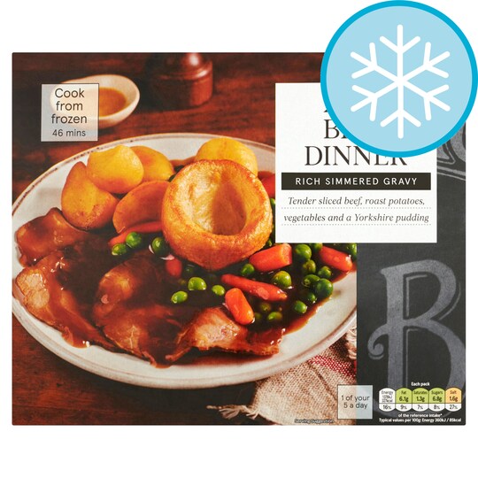 Tesco Roast Beef Dinner 400G Tesco Groceries