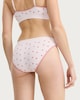 image 2 of F&F 2-Pack Ribbed Heart Print High Leg Brief Knickers  in Multi