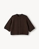 image 5 of F&F Knitted 3/4 Sleeve Cardigan in Chocolate