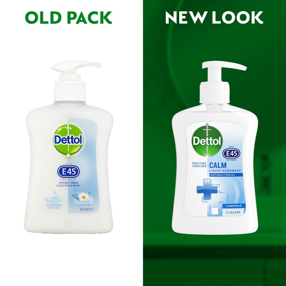 image 1 of Dettol With E45 Handwash Camomile 250Ml