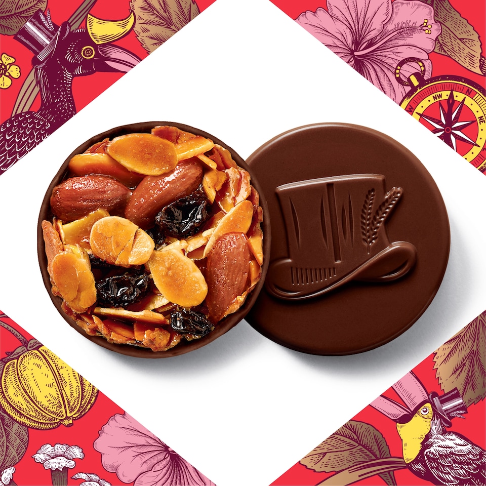 image 1 of Thomas Fudge's Dark Chocolate Florentine 114g