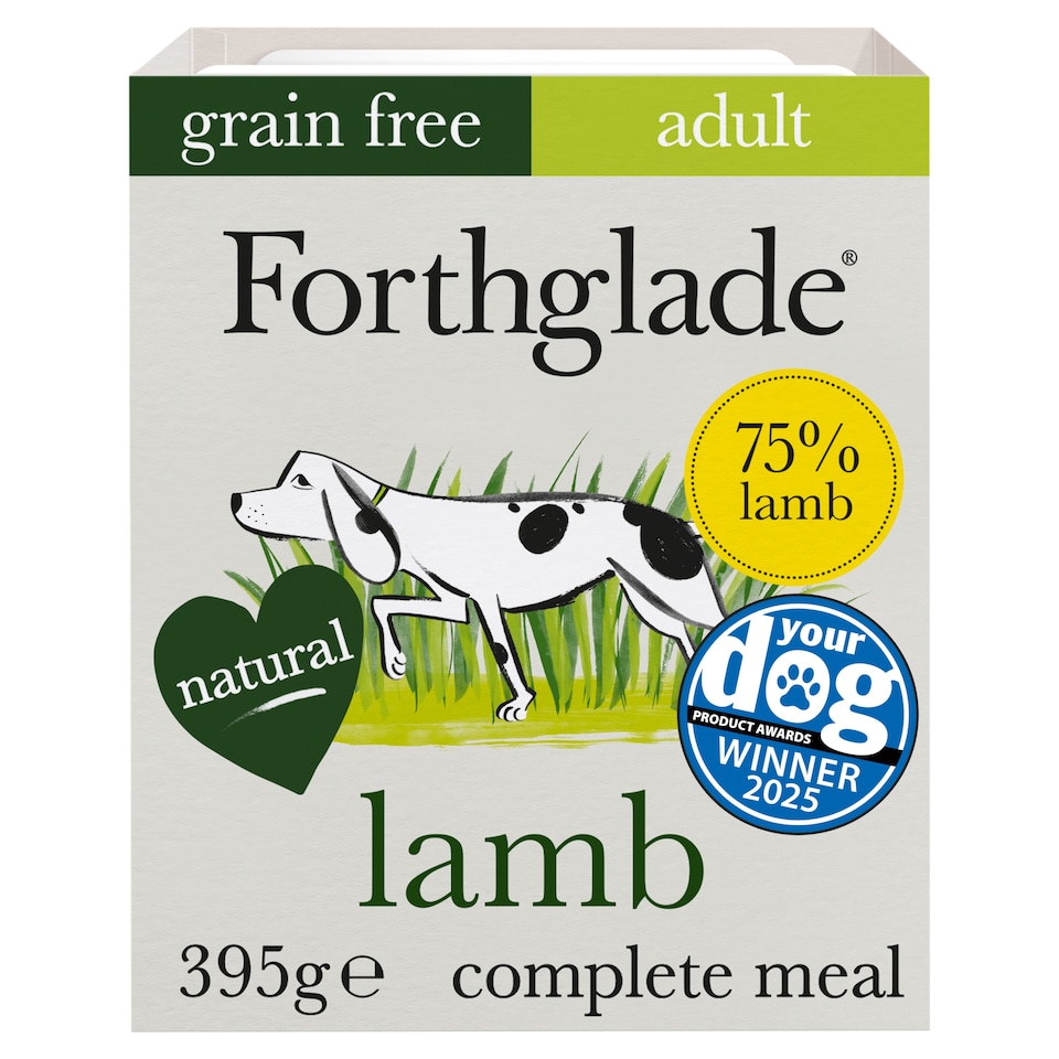image 1 of Forthglade Grain Free Adult Lamb & Vegetable 395G