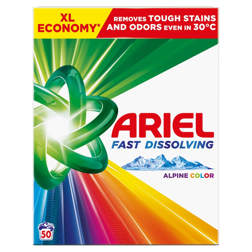 obrázok 1 z Ariel Na farebnú bielizeň Prášok na pranie 2.75kg, 50 praní