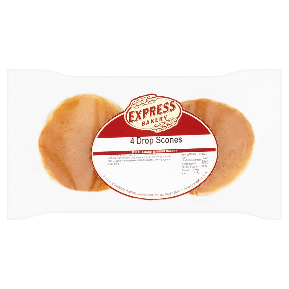 Express Bakery Drop Scones 4 Pack