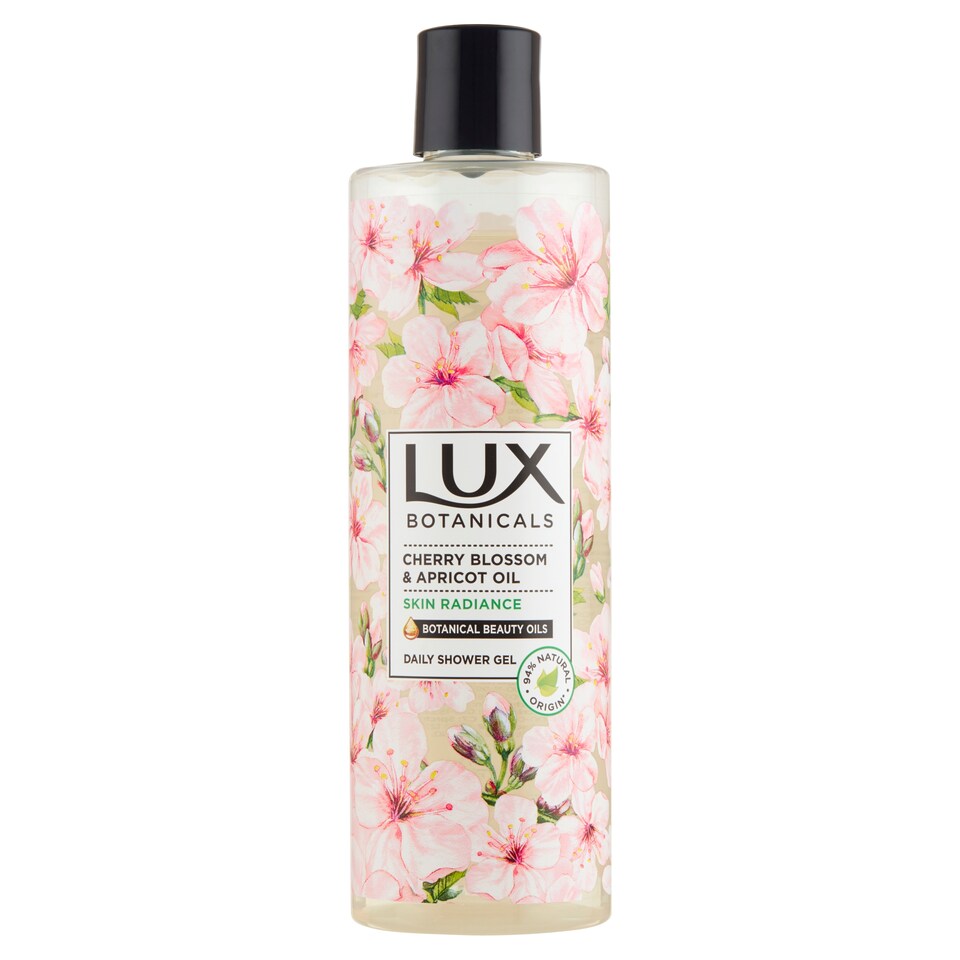 obrázok 1 z LUX Botanicals Skin Radiance Cherry Blossom & Apricot Oil Sprchovací gél 500 ml