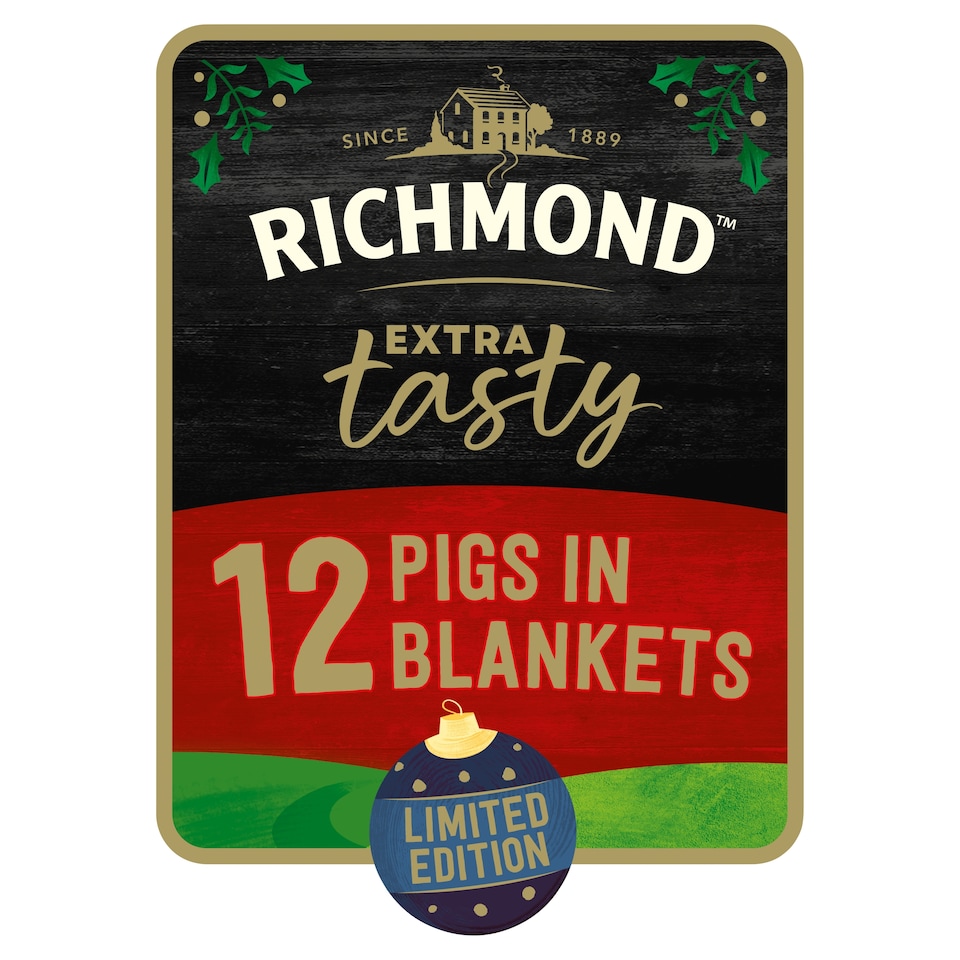 Richmond Extra Tasty 12 Pigs in Blankets 222g