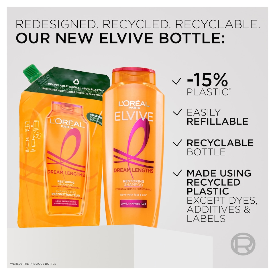 image 1 of L'Oreal Elvive Dream Lengths Shampoo 400Ml
