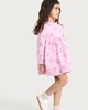 image 1 of Disney The Artistocats Cotton Rich Marie Bow Print Long Sleeved Sweater Dress in Pink