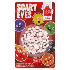 Cake Decor Scary Eyes Sugar Decorations 25G