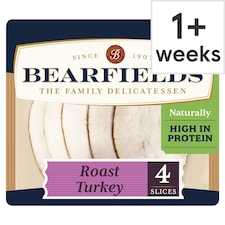 Bearfields Carved 4 Slices Roast Turkey 90g