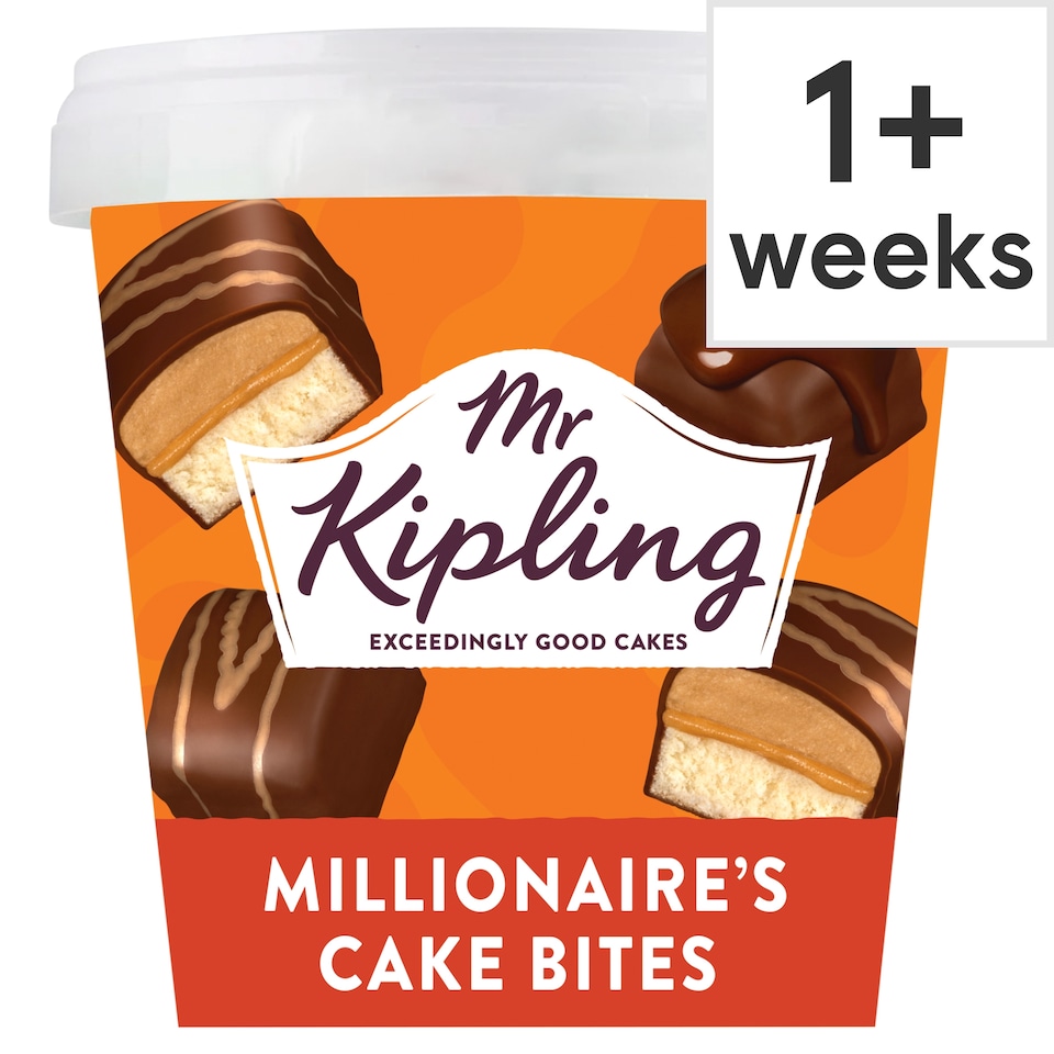 image 1 of Mr Kipling Millionaire’s Chocolate Caramel Mini Cake Bites 220g