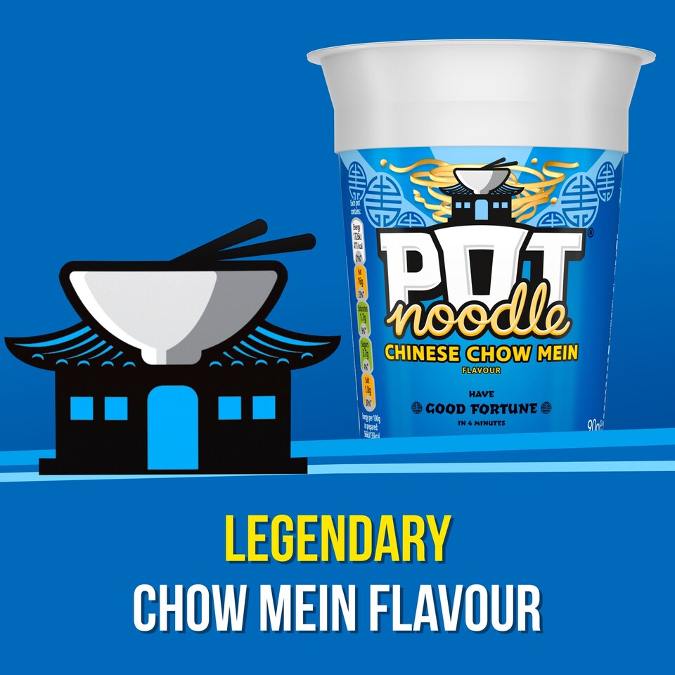 image 1 of Pot Noodle King Chinese Chow Mein Snack 114G