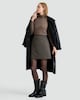 image 2 of F&F Mini Houndstooth Skirt in Brown
