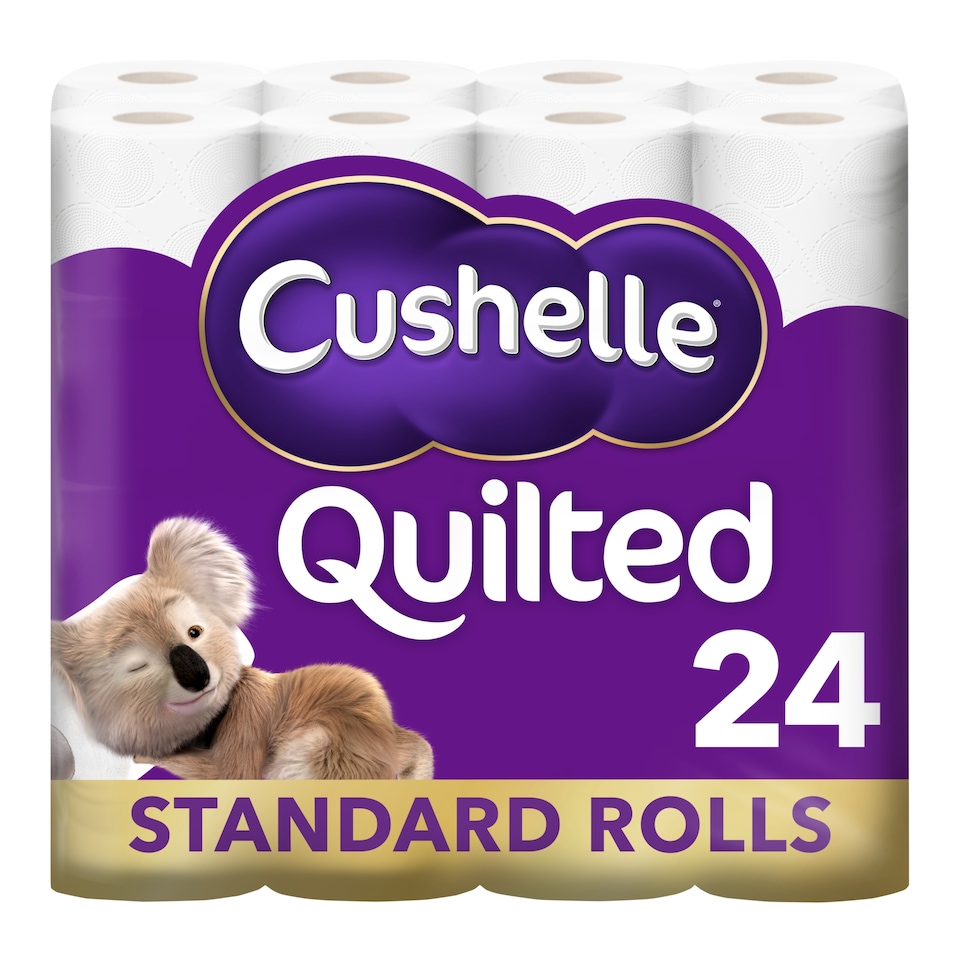 image 1 of Cushelle Quilted Toilet Tissue 24 rolls