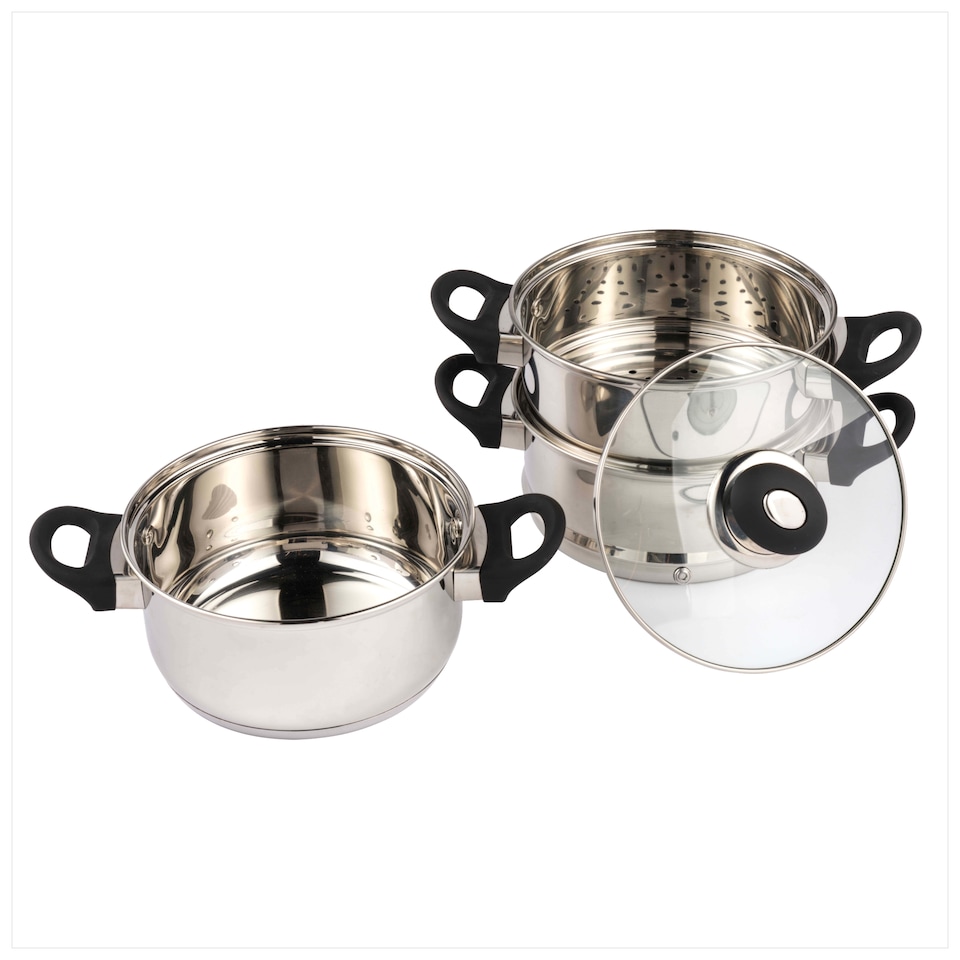 image 1 of Russell Hobbs 3 Tier Steamer 18cm