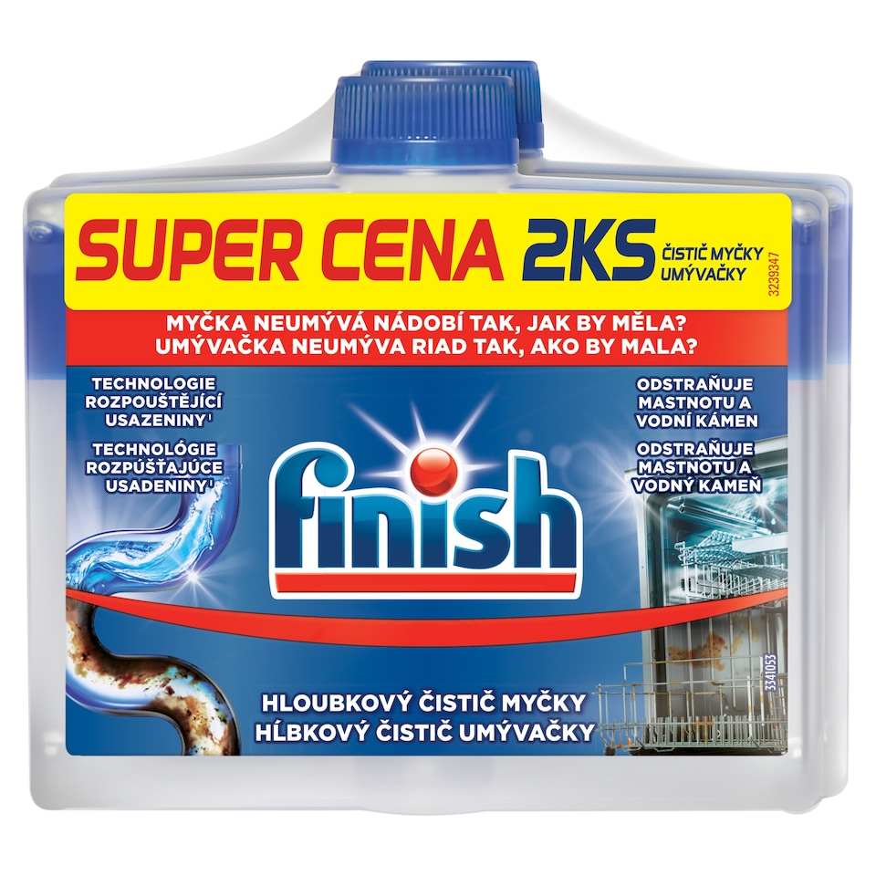 Finish čistič myčky - Fresh DUO 250ml