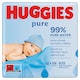 image 1 of Huggies Pure Baby Wipes Fragrance Free 12 Packs X56 Wipes
