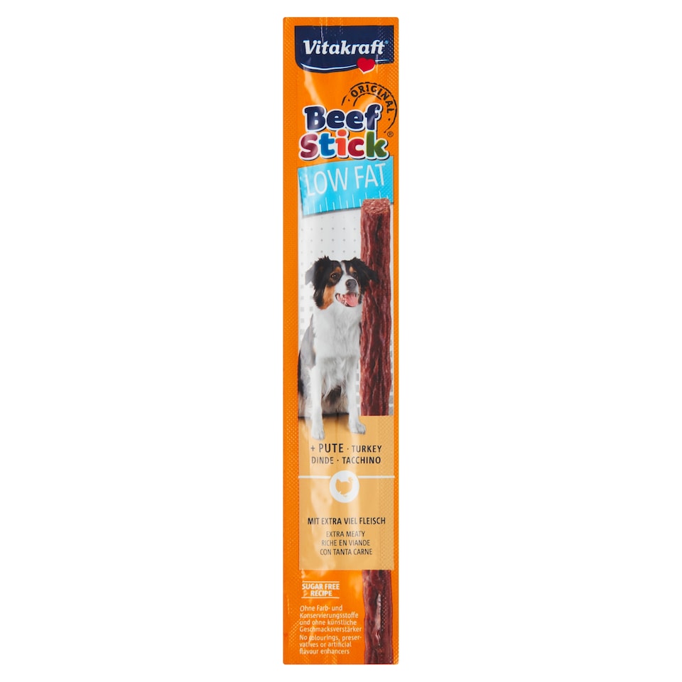 image 1 of Vitakraft Beef Stick Low Fat + Turkey 12g