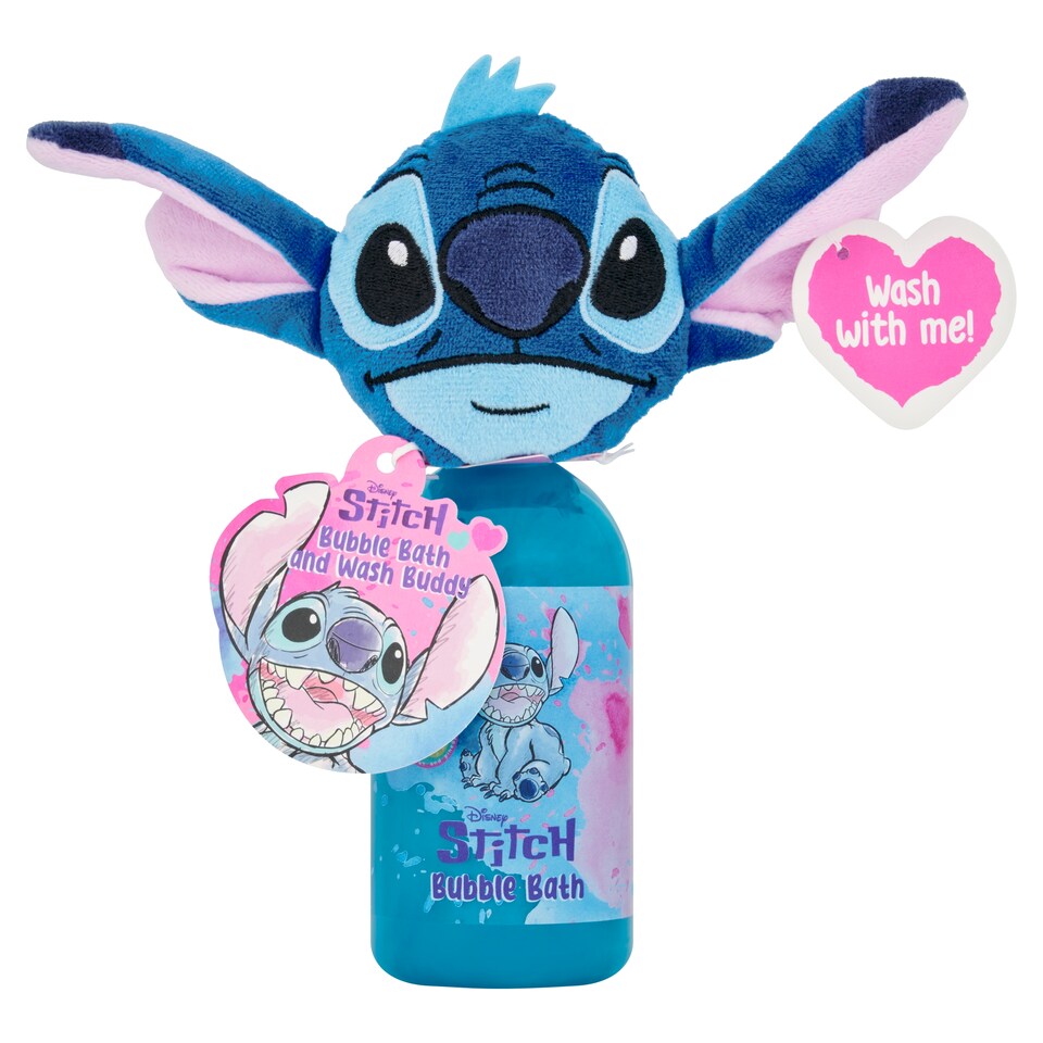 Disney Stitch bubble bath & wash buddy 300ml