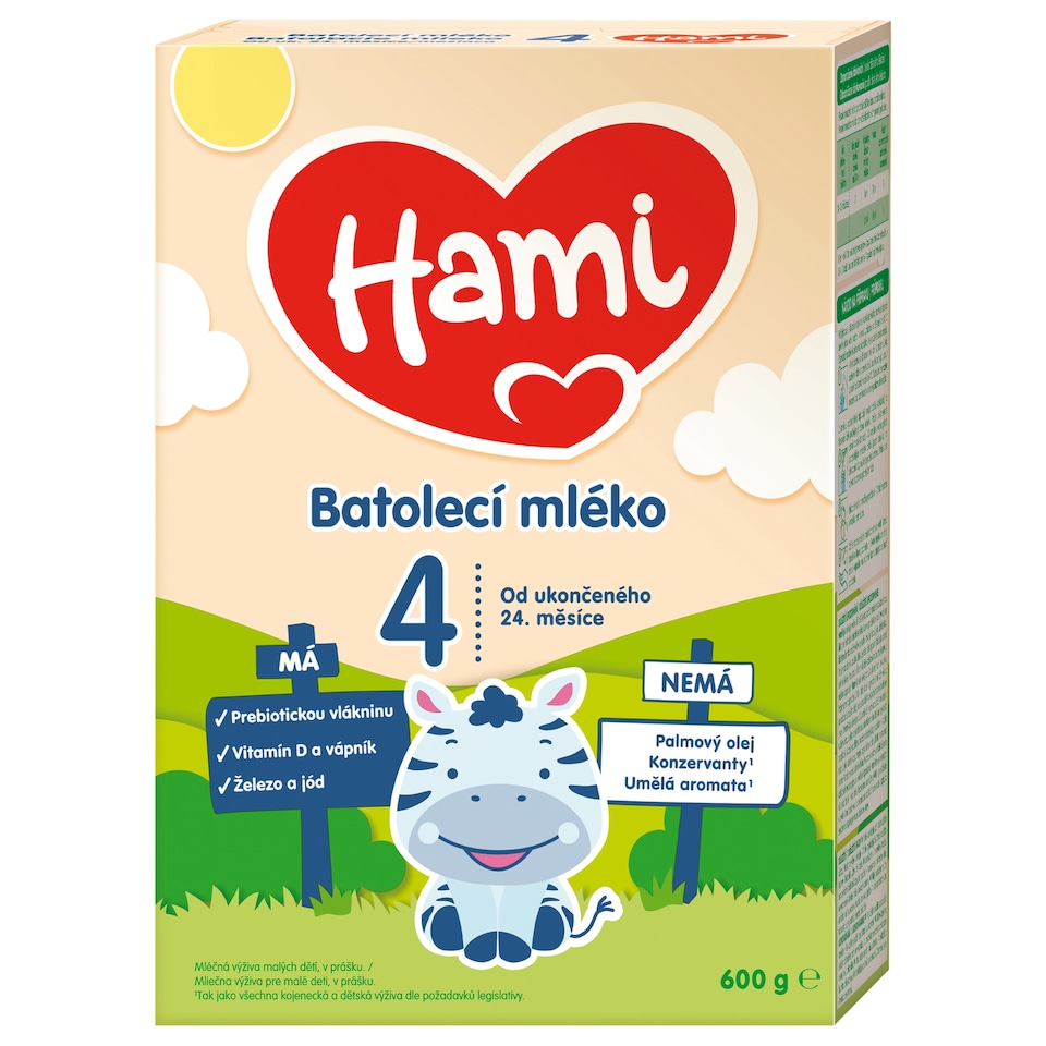 obrázok 1 z HAMI 4 batoľacie mlieko 600g