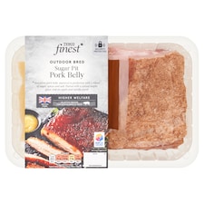 Tesco Finest Sugar Pit Pork Belly 650g