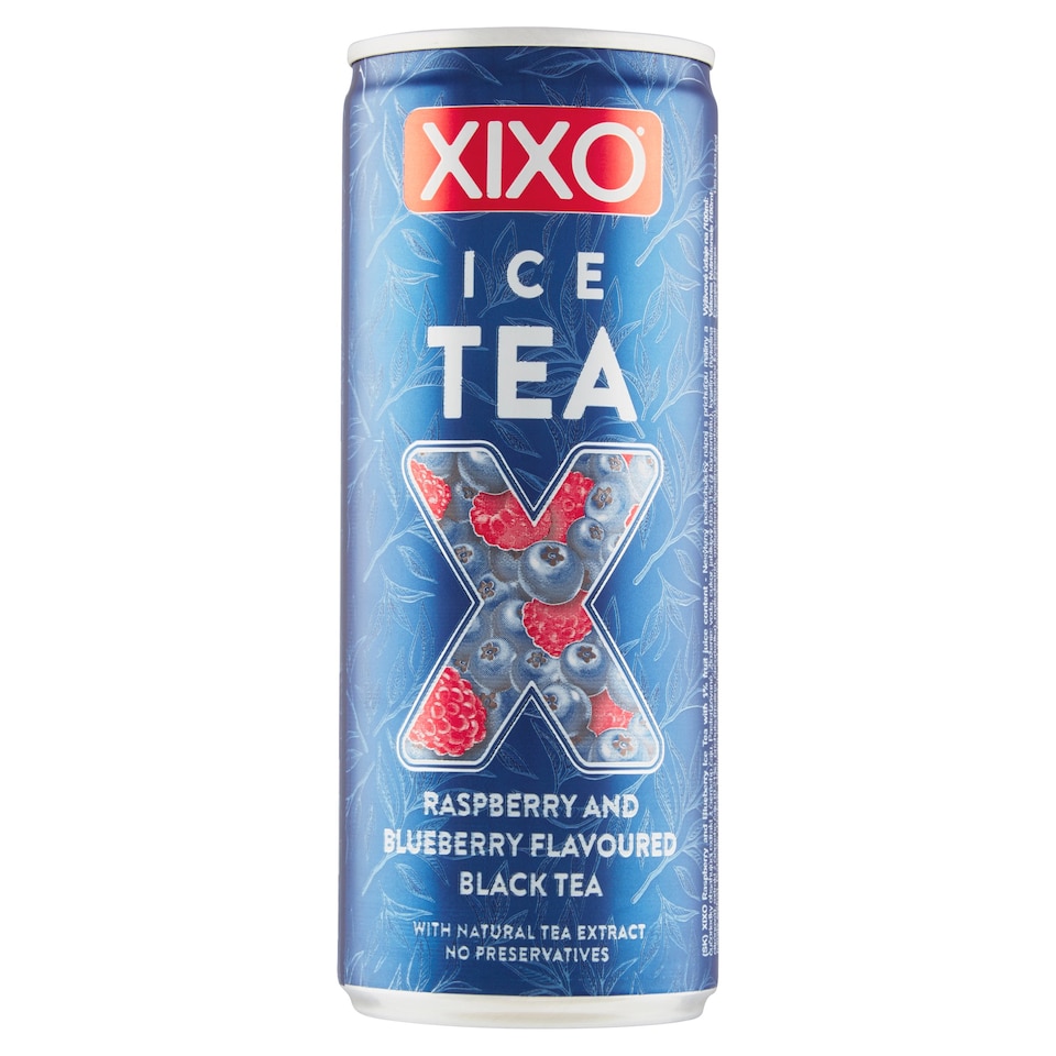 Xixo Ice Tea Raspberry and Blueberry nealkoholický nápoj s príchuťou maliny a čučoriedky 250 ml