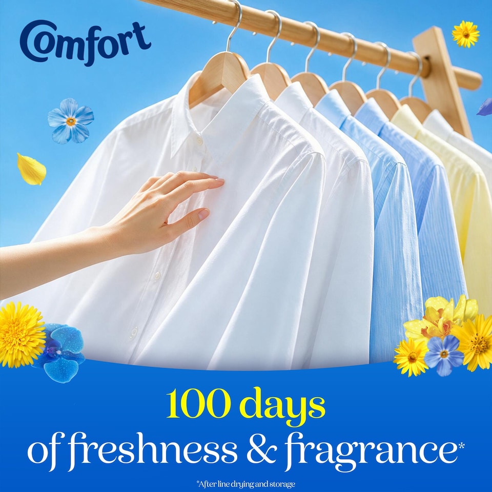 image 1 of Comfort Fabric Conditioner Blue Skies 31 Washes 930ml