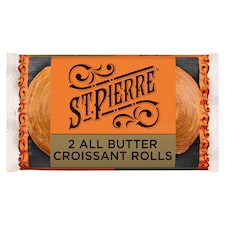 St Pierre 2 All Butter Croissant Rolls