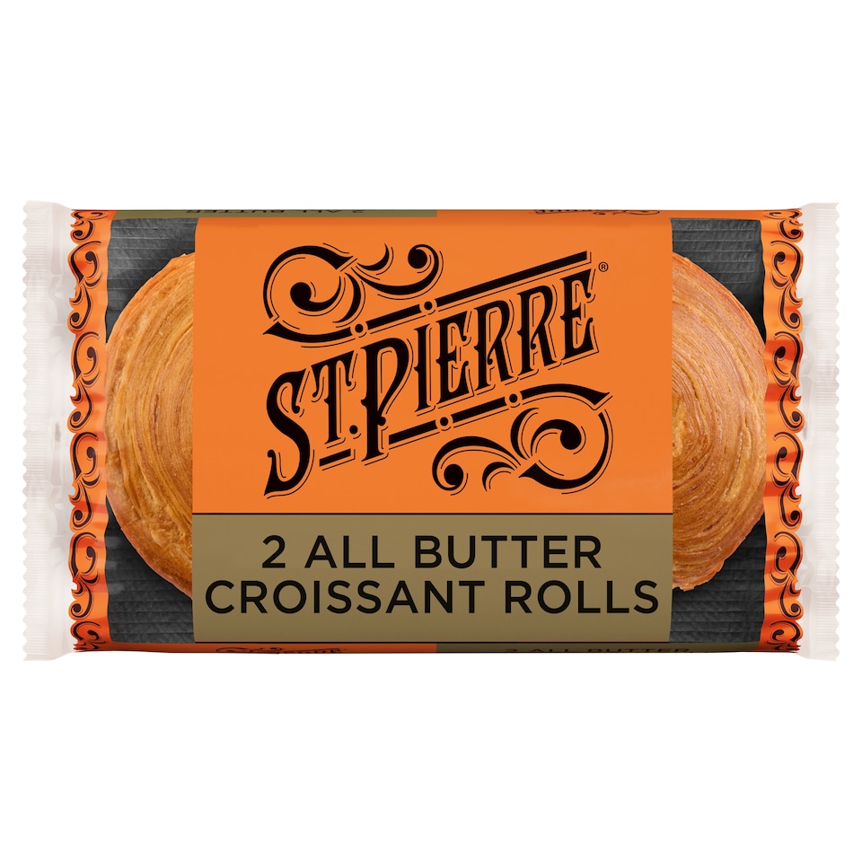 St Pierre 2 All Butter Croissant Rolls